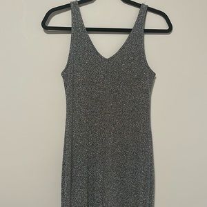 Silver Metallic Dress